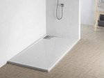 Receveur de douche, sur mesure : Largeur 100 à 300 cm x l. 70 à 150 cm. Bac à douche en résine Akrytan® anti glissant, finition misse, 10 couleurs, Livraison offerte et rapide
